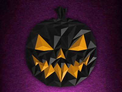 Creepy Halloween Pumpkin Wall Art