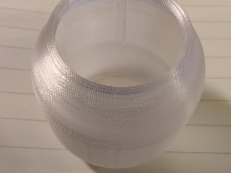 Transparent lampshade ultra-thin vase mode