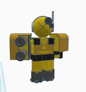 Articulated TurretDroid (Roblox Die of Death/Forsaken OC)