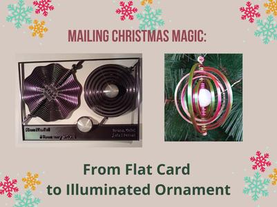 Collapsible Christmas Ball Greeting Card