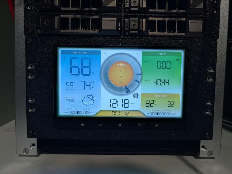 AcuRite Weather Station 10" 3U Rackmount Holder