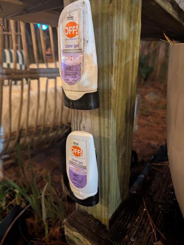 Outdoor Bottle Holder for OFF! 3.8 oz Repellent & Lotion Containers