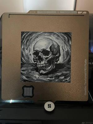 PrintSpots: Spooky Vortex Skull