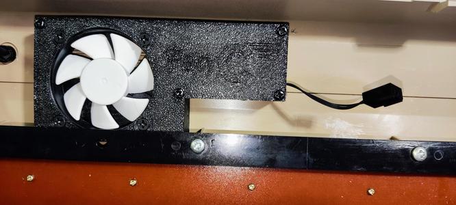 Commodore 64 Breadbin Top Vent Fan Housing