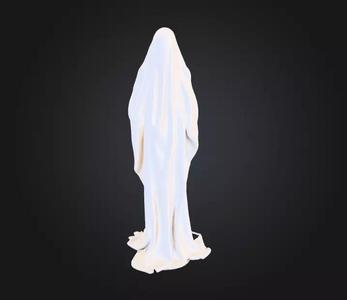 Abstract Ghost Figure