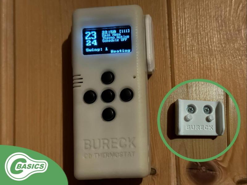 Bureck CD Thermostat Quick-Wall Mount