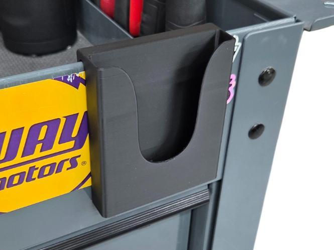 Tool Cart Phone Holder Clip on or Magnet