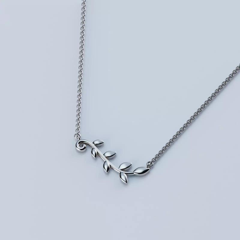 Olive Leaf Vine Pendant
