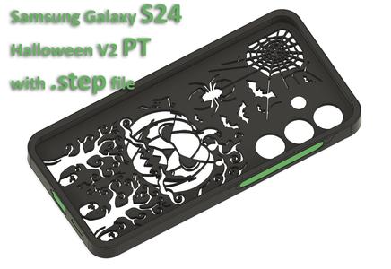 Samsung Galaxy S24 Halloween 2 - with .step file