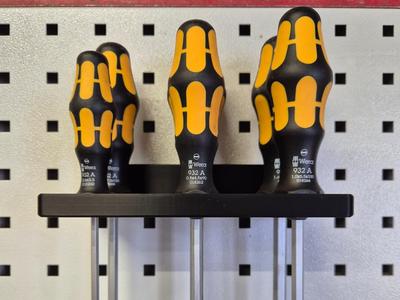 Wera Screwdriver Holder Garant Pegboard 