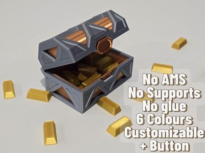 Treasure Chest with Button