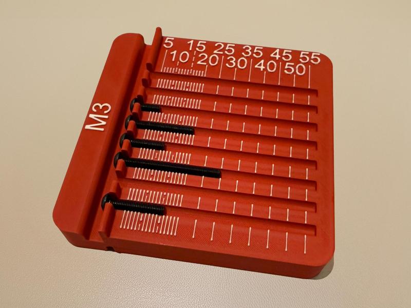 M3, M4, M5, M6 Screws Lenght Meter