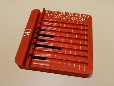 M3, M4, M5, M6 Screws Lenght Meter
