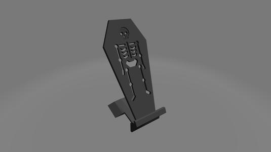 Handyhalterung im Skelettdesign