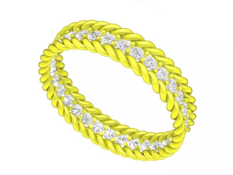 6895 Art Diamond women Ring
