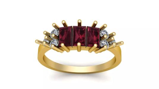 Women Engagement Ring 3d Printable Model