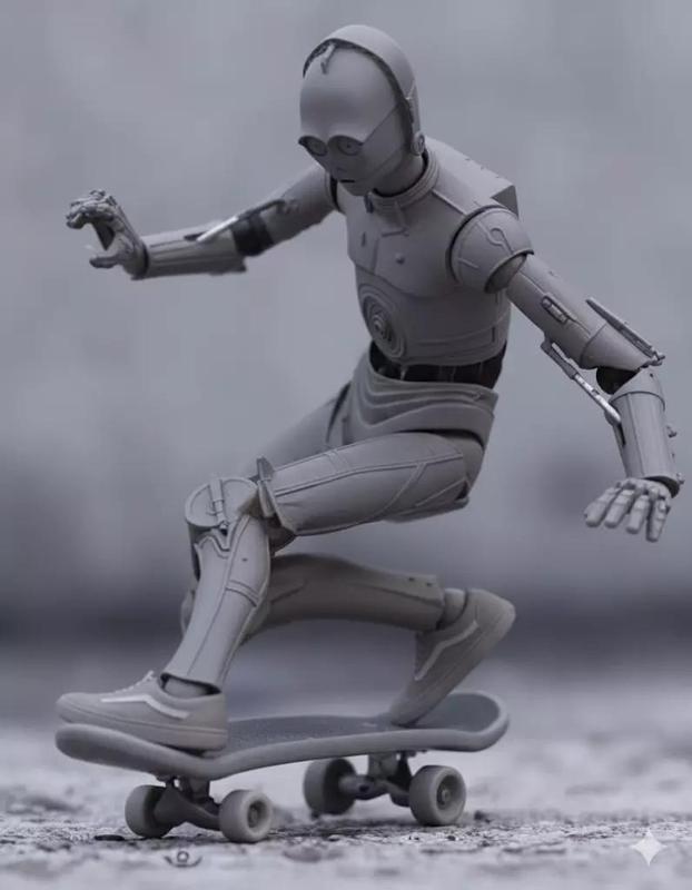 C-3PO Skater Collectible Sculpture