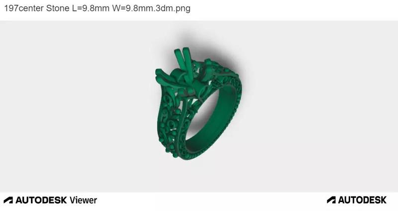 Woman Ring with Round Centre Stone