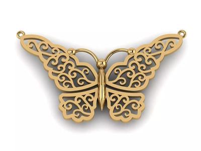 Butterfly pendant or necklace