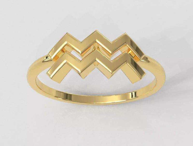 Zodiac Ring - Aquarius