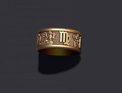 Zodiac Virgo lite ring