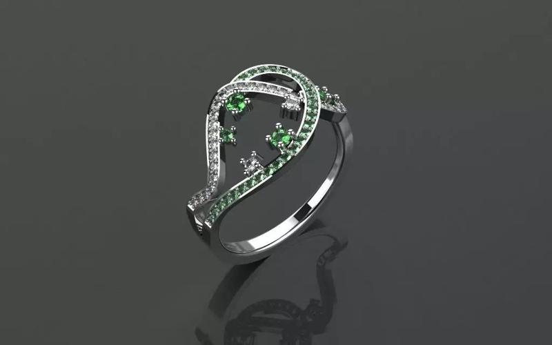 Lines Movement Ring - 3D Jewelry - AN-467