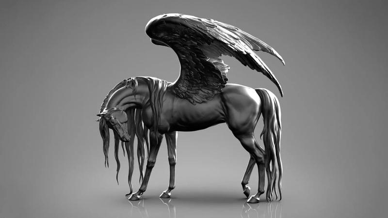 Pegas - 3D Sculpting - High Poly