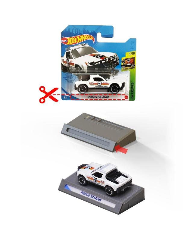 Hot Wheels display 3D 1/64 modular