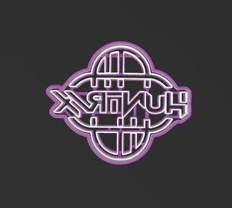 K-POP Demon hunters, the K-Pop Warriors, logo cutter Cookie 90 mm