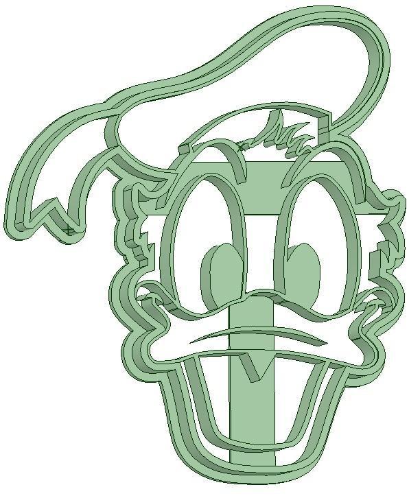 Donald duck cookie cutter - Duck cookie cutter donald