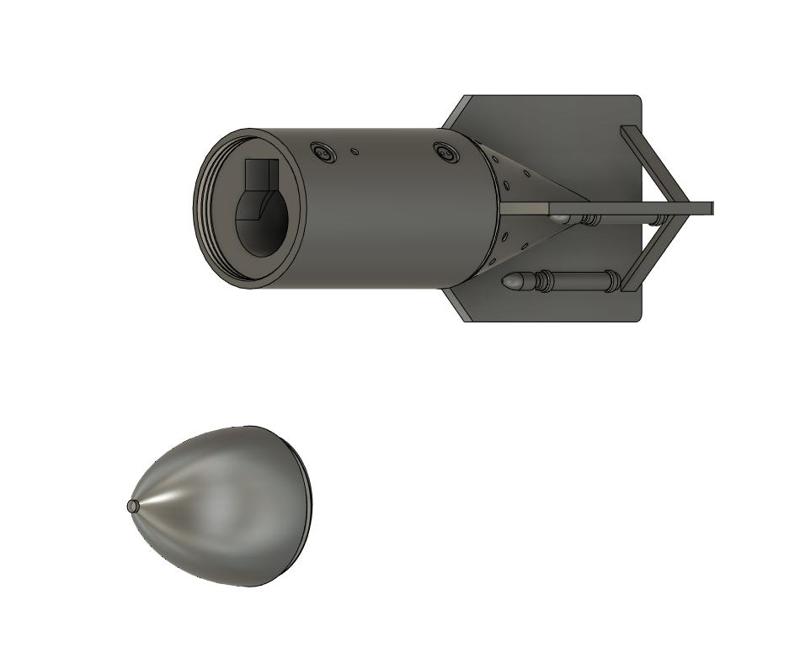 German SC 250 Bomb - Clipper Lighter holder / case