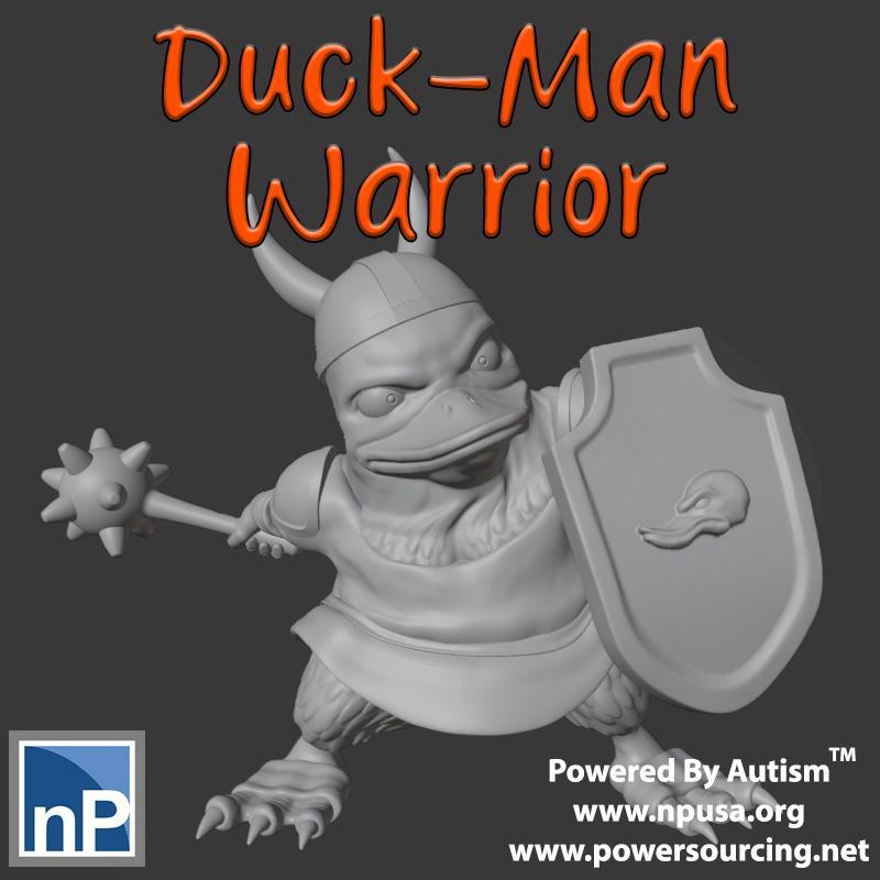 Fantasy Duck-Man Warrior