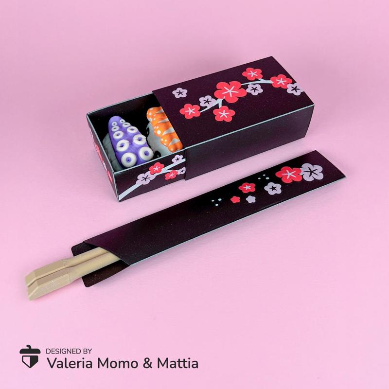 Sushi Kit for Sushi Lovers 🍣🍱🥢✨, Box & Chopsticks