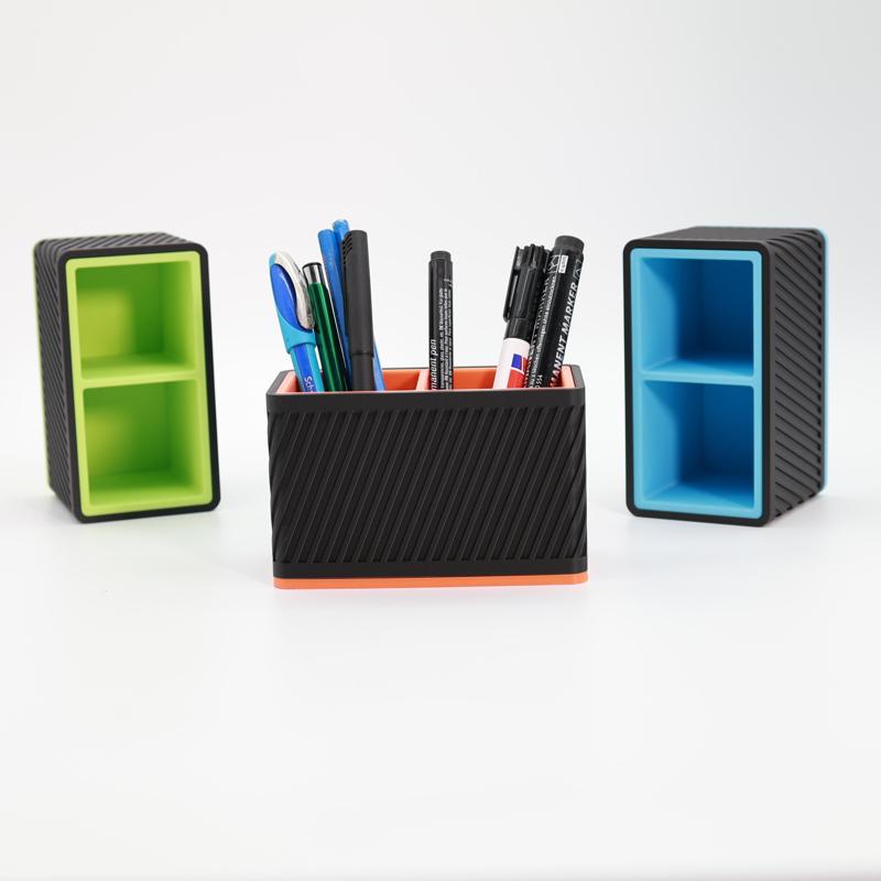 Remote control holder and pen holder - Modern design for the office