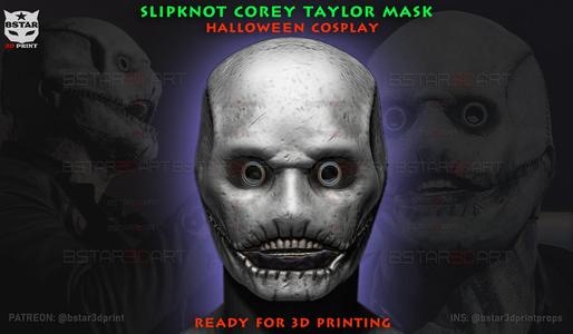 Slipknot Corey Taylor Mask High Quality Details For Halloween Cosplay