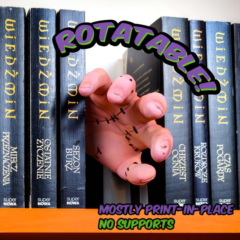 Book Hand: Halloween Adjustable Book Nook