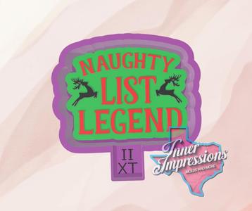 Naughty List Legend Freshie Mold