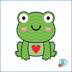 Frog Cookie Cutter - Valentine - Animal - 8 STL Cookie cutter files