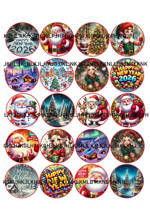 Christmas stickers-resolution 10656x14908