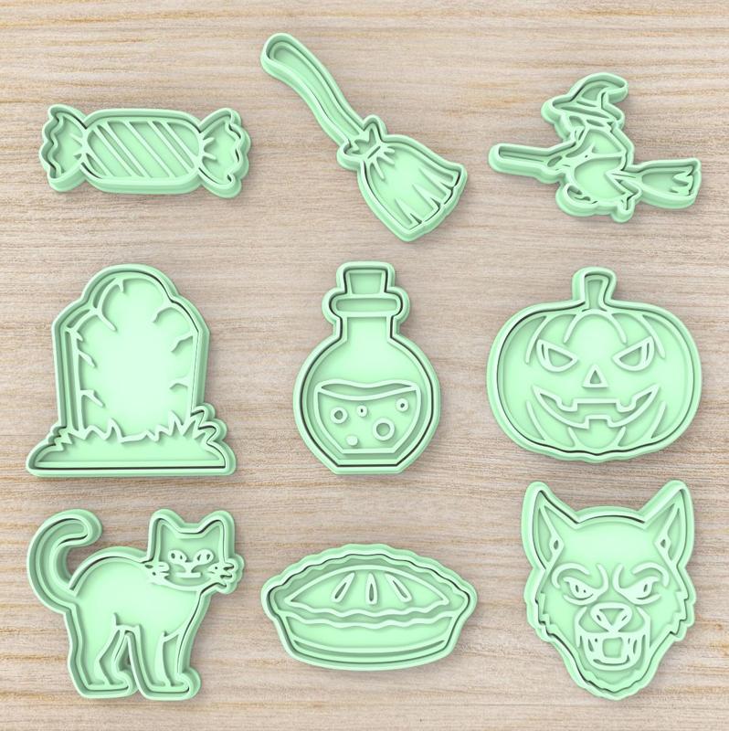 HALLOWEEN COOKIE CUTTER SET 4
