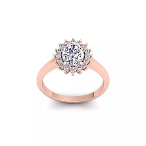 Woman Engagement Ring 3d Model and Render