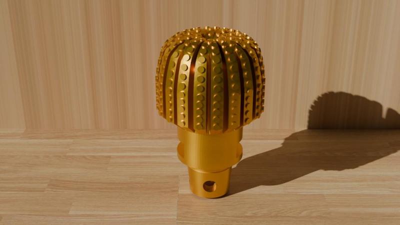 Impregnated and PDC dual-cut drill bit keychain - Impregnated and PDC dual-cut drill bit keychain