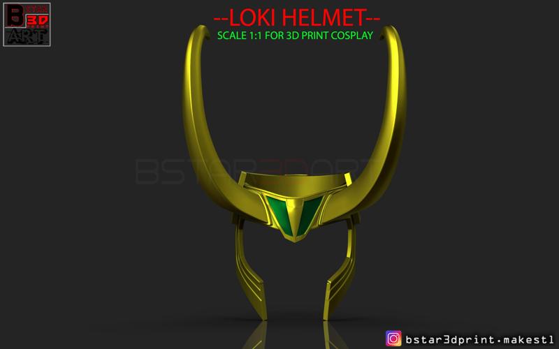 Loki Helmet - Avenger Marvel