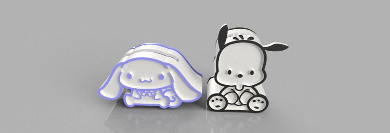 Pack 2 alcancías Pochacco y Cinnamoroll