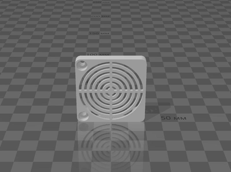 Filament cooling fan cover Ender 7