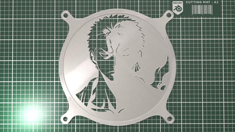One Piece Zoro PC Fan Cover 120mm