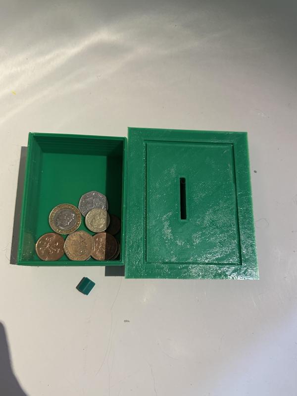 Monopoly House Money Bank Easy Print (Two Parts) Green