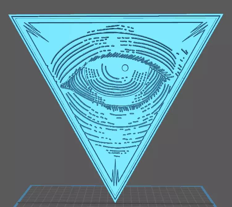 All Seeing Eye CNC Relief