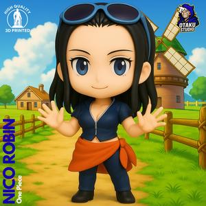 Chibi Nico Robin - One Piece Fan Art 3D Model