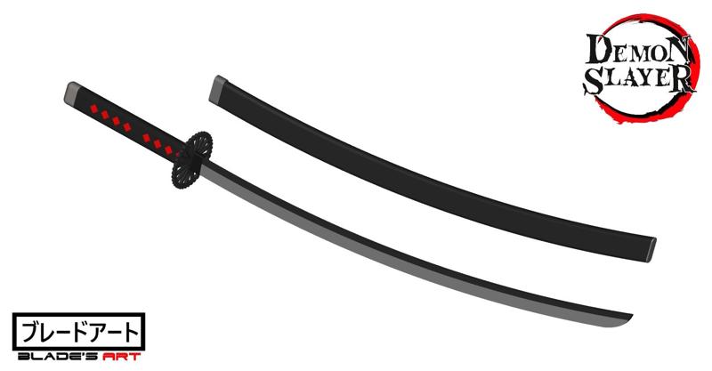Tanjiro Kamado katana CAD files
